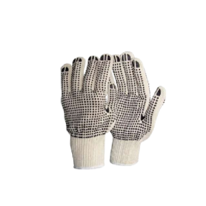 GUANTE DE HILO CON PUNTOS DE PVC