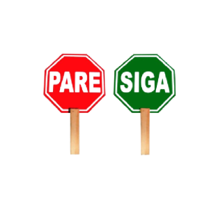 PALETA DE SEGURIDAD PARE Y SIGA