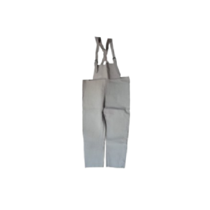 PANTALÓN DE CUERO PLOMO PARA SOLDADOR
